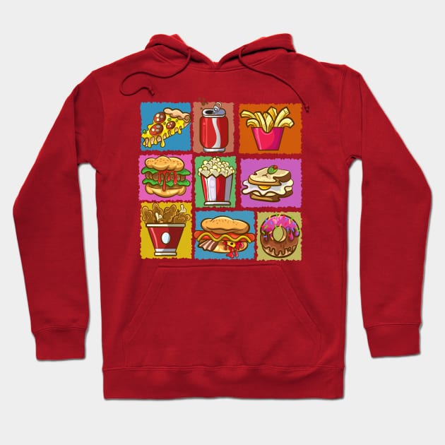 A delicious Fast Food moment! Hoodie by OLIVER ARTS